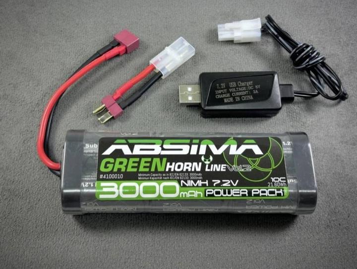 Produktbild Absima Modellbau-Akkupack (NiMh) 7.2 V 3000 mAh Softcase Tamiya (7.20 V, 3000 mAh)