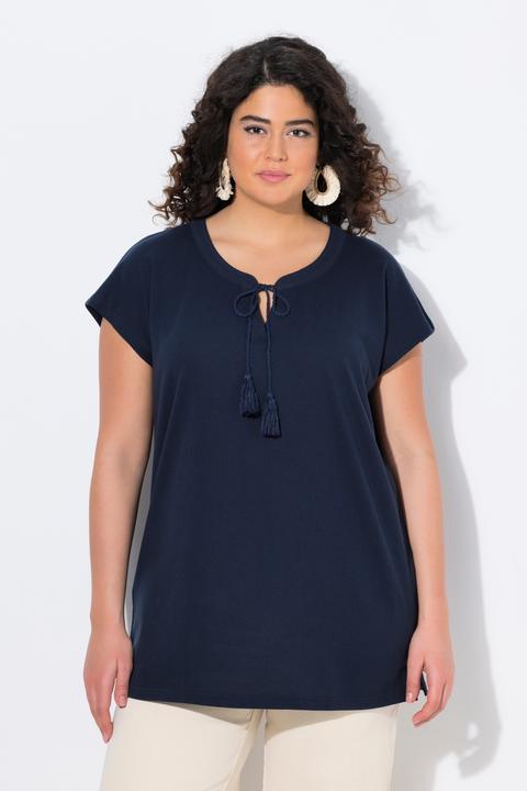 Produktbild Ulla Popken T-Shirt, Tunika-Ausschnitt, Halbarm (42, 44)