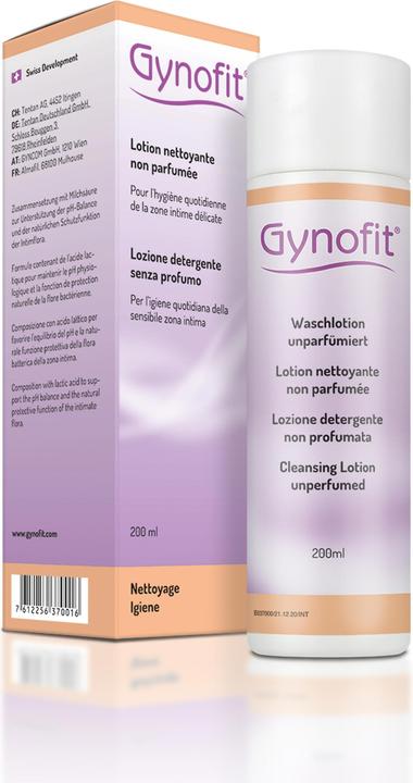 Actual product image Gynofit washing lotion (200 ml, Intimate gel)