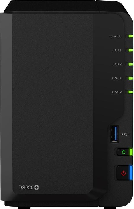 Actual product image Synology DS220+ (2 x 2 TB, WD Red Plus)