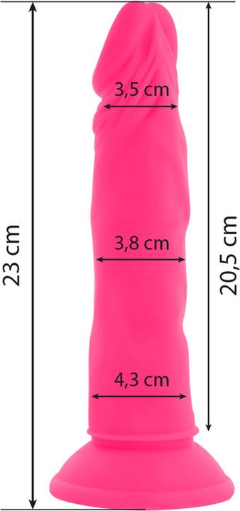 Immagine prodotto Diversia Dildo flessibile con vibrazione e base di aspirazione