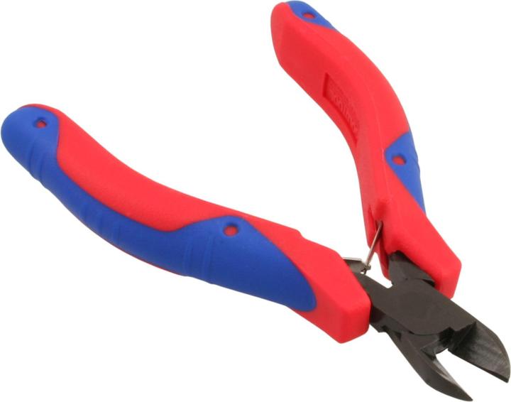 Produktbild InLine Seitenschneider - rot/blau (110 mm)