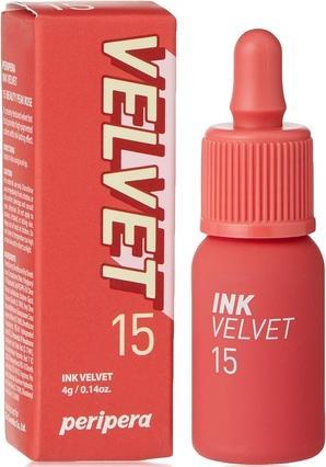 Actual product image Clio Peripera Lip Ink Velvet Tint Soft Glowing Cosmetics Smooth And Shining Long Lasting Makeup Beauty Pe (Beauty Peak Rose)