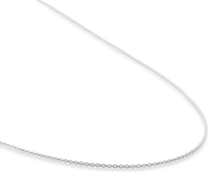Sparkling Jewels Anchor Chain Silver Necklace (Silber 925)