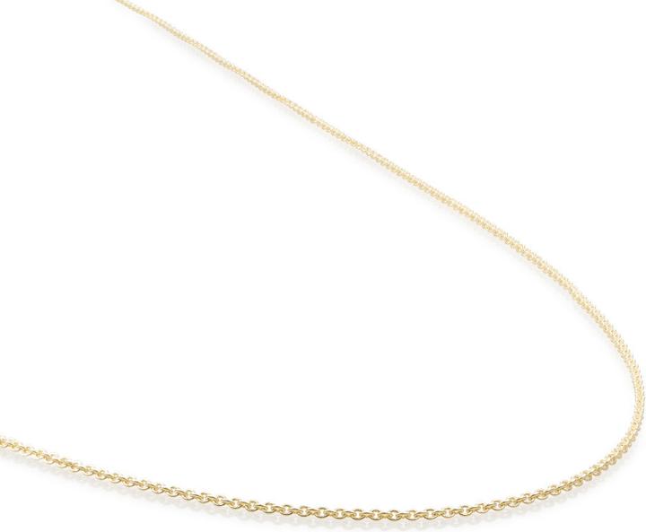 Sparkling Jewels Anchor Chain Gold Necklace (Silber 925)