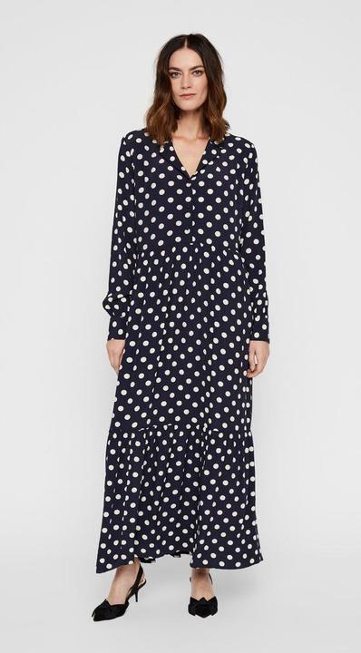 Produktbild Yas Polka Dot Viskose Blusenkleid (XS)