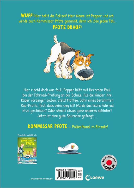 Produktbild Kommissar Pfote (Band 3) - Schnüffel-Einsatz auf dem Schulhof (Deutsch, Dirk Hennig, Loewe Erstes Selberlesen, Katja Reider, 2021)