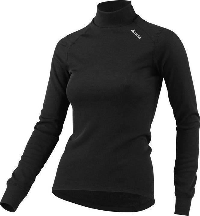Actual product image Odlo Tee Shirt Chaud WARM Femme Manches Longues Col Cheminée Noi (XXL)