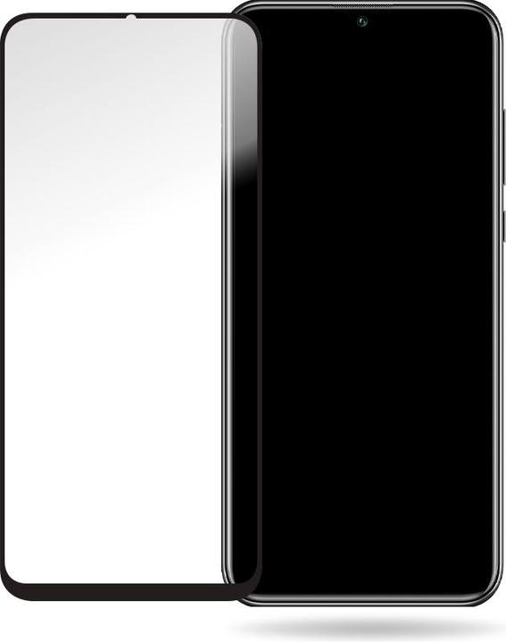 Actual product image Mobilize Black frame glass (1 Piece, Huawei P Smart S)