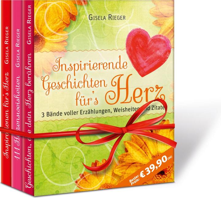 Produktbild Inspirierende Geschichten für's Herz. 3 Bände (Deutsch, Gisela Rieger, 2018)