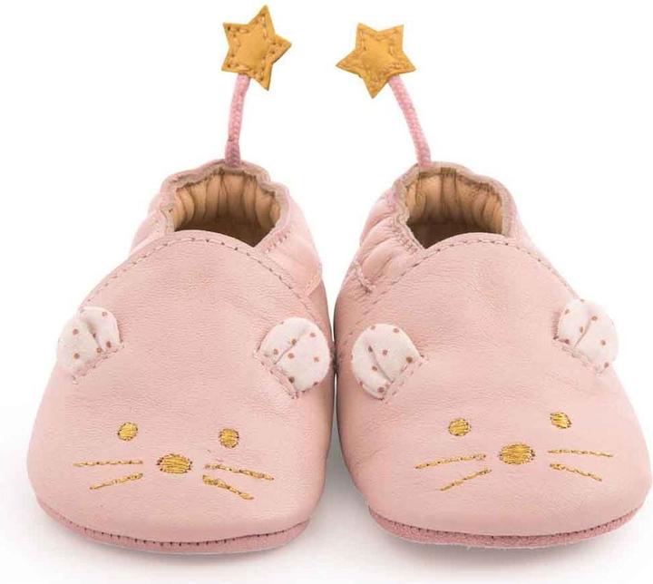 Produktbild Moulin Roty Lederschühschen rosa Maus 0/6 Monate, Il Était Une Fois (16, 17)