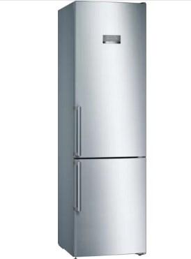 Actual product image Bosch Hausgeräte Series 4 KGN397IEQ Fridge Freezer Freestanding 368 l E Stainless steel (368 l)