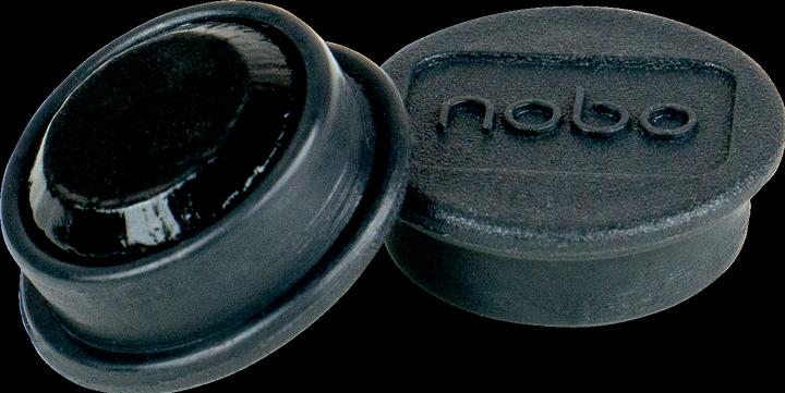 Produktbild Nobo Magnet rund 13mm 1915284 schwarz 10 Stück (10 x)