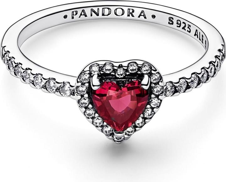 Actual product image Pandora Red heart (56, 925 Silver)