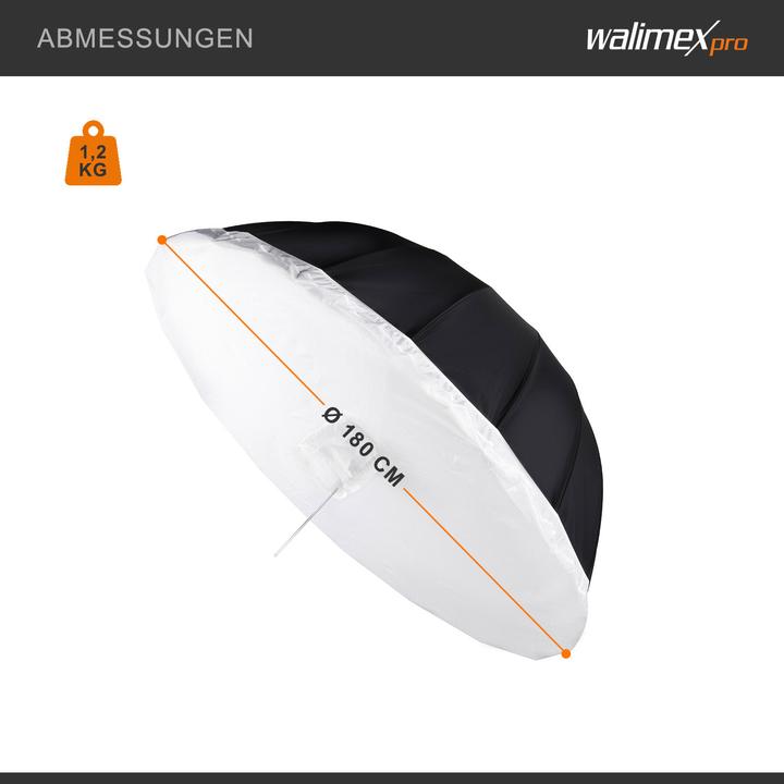 Image du produit Walimex Écran réflexe (Réflecteur parapluie, 180 cm)