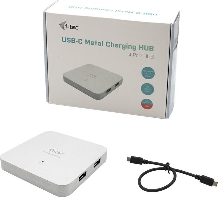 Produktbild i-tec USB-C Metal Charging HUB (USB-C, 4 Ports)