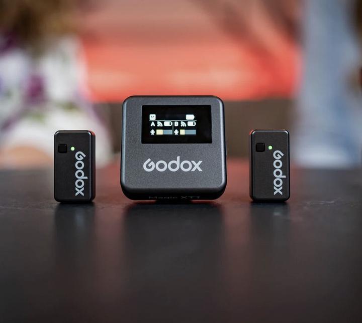 Produktbild Godox 2,4 GHz Zweikanal-Drahtlosmikrofonsystem mit Kugelcharakteristik