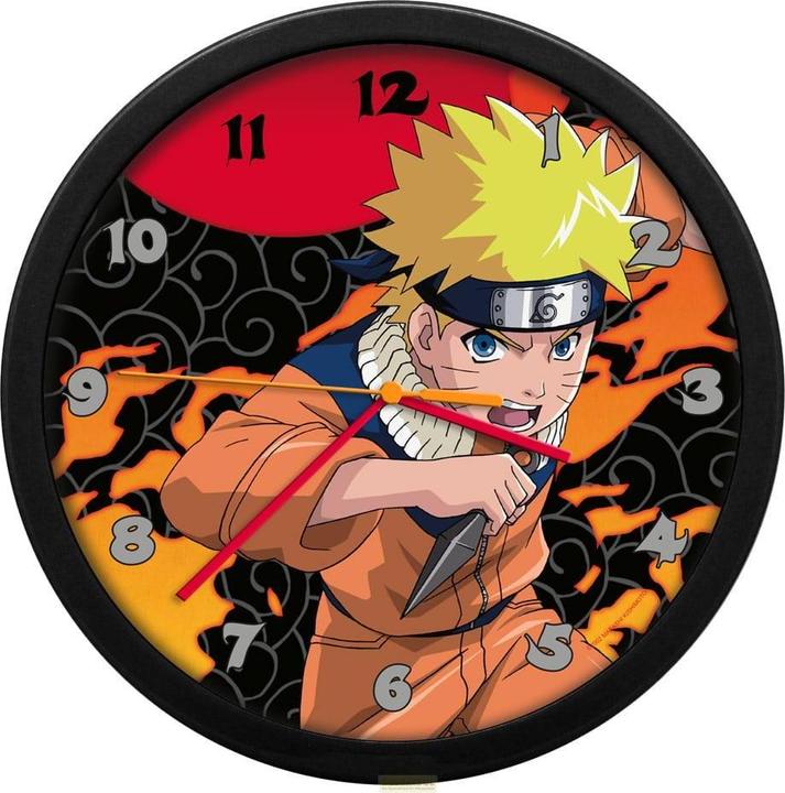 Dungeons & Dragons Kids Licensing Wall Clock, Naruto, 24x24x2.5 (25 cm)