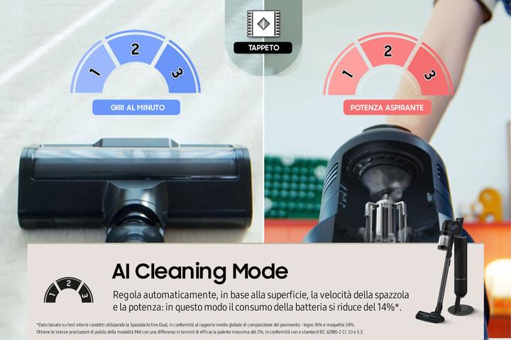 Actual product image Samsung Bespoke Jet AI VS28C9784QK/WA