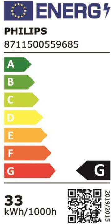 Energie-Label Philips Leuchtstofflampe TL-E (G10q, 32 W, 2375 lm, 1 x, A)