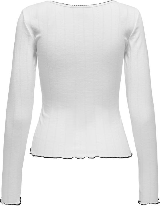 Immagine prodotto Only Vestibilità regolare Scollo rotondo Polsini elasticizzati Top Top (M)