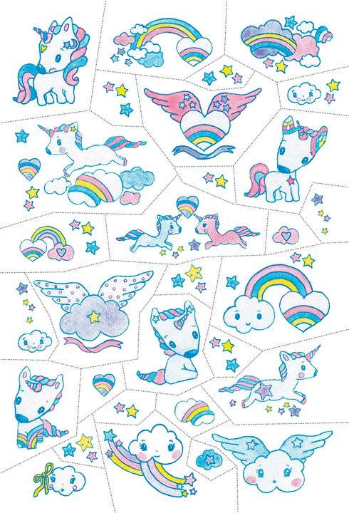 Produktbild Djeco Tattoos Einhörner