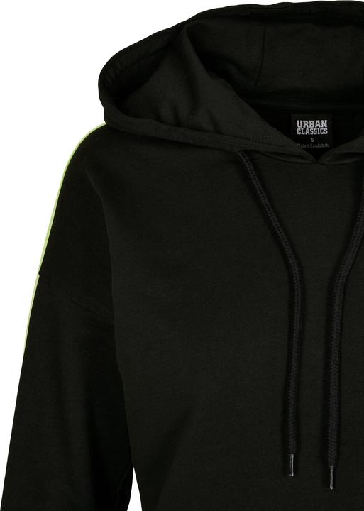 Actual product image Urban Classics Ladies Neon Shoulder Stripe Hoody (XS)