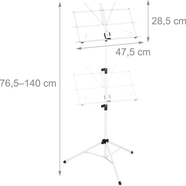 Actual product image Relaxdays Music stand