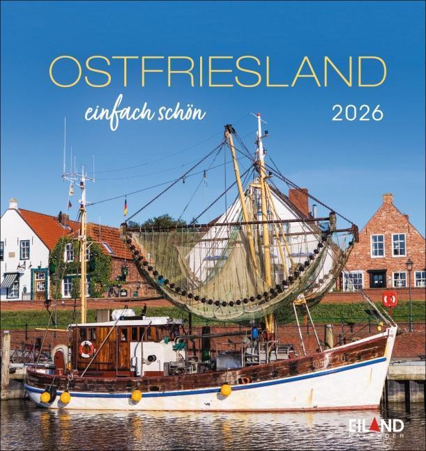 Produktbild Ostfriesland Postkartenkalender 2026 - einfach schön (Harter Einband, Deutsch)