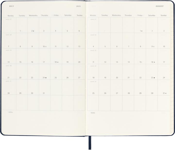 Image du produit Moleskine Calendrier de notes (A5, Anglais)