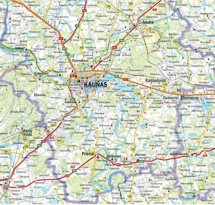 Produktbild Strassenkarte der Niederlande 1:300.000