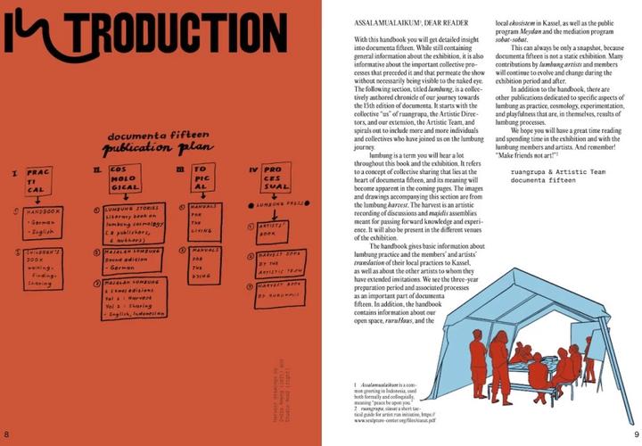 Produktbild documenta fifteen Handbook (Englisch, Ruangrupa, Ann Mbuti, Chiara De Cesari, Övül Ö. Durmusoglu, documenta fifteen, 2022)