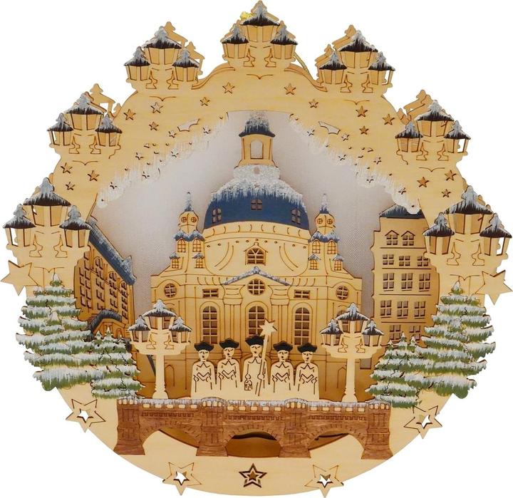 HTI-Living LED window picture Dresden Frauenkirche