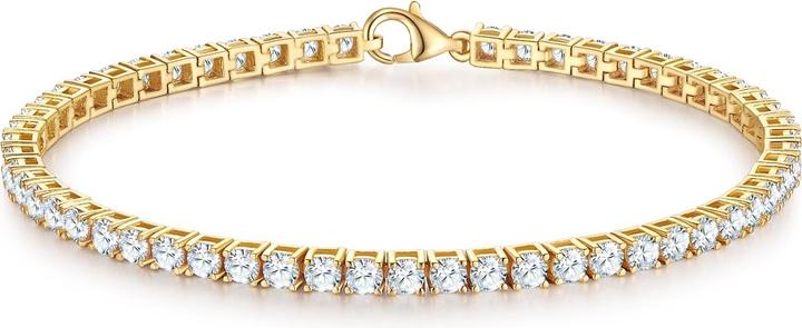 Trilani Damen Armband Sterling Silber - 36478 (19 cm, Sterling Silber)