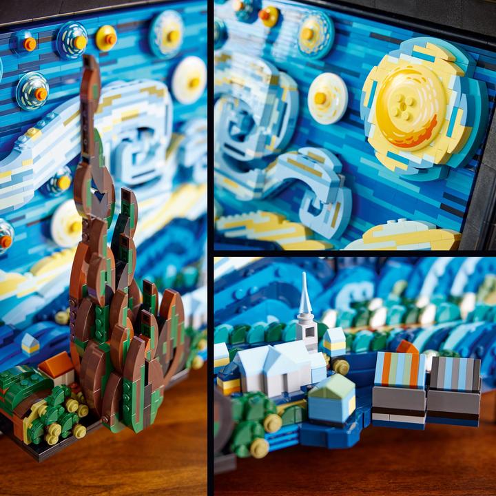 Image du produit LEGO Vincent van Gogh - Nuit étoilée (21333, LEGO difficiles à trouver, LEGO Icons)