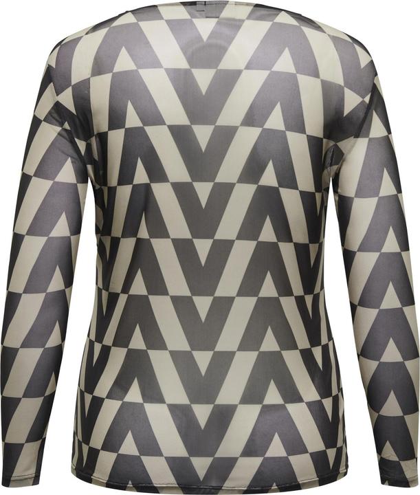 Produktbild Only Curvy Mesh Oberteil mit langen Ärmeln (M)