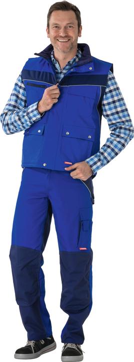 Productafbeelding Planam uniseks wintergilet PLALINE korenblauw, marine maat S (S)