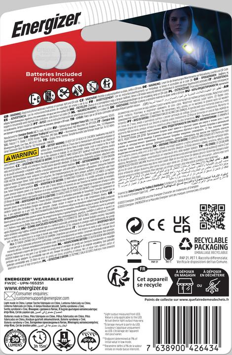 Image du produit Energizer Clip portable (6 cm, 30 lm)