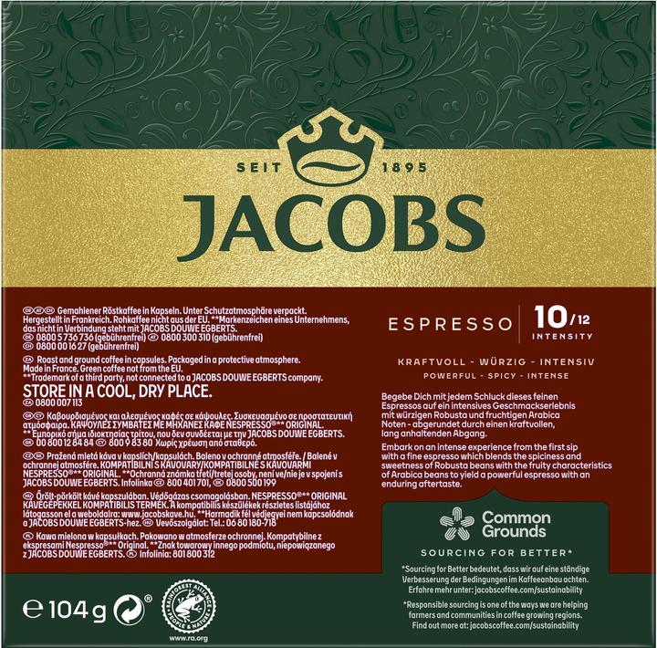 Immagine prodotto Jacobs Espresso Intenso (20 x Porta.)