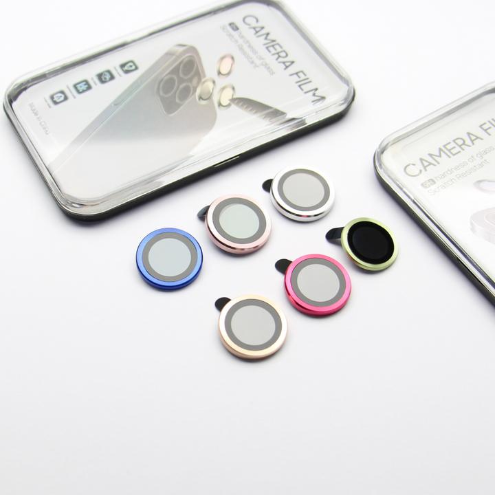 Image du produit OEM Set of lens glasses for iPhone 13 Pro 6,1" / iPhone 13 Pro Max 6,7" dark blue (3pcs) (Écran)