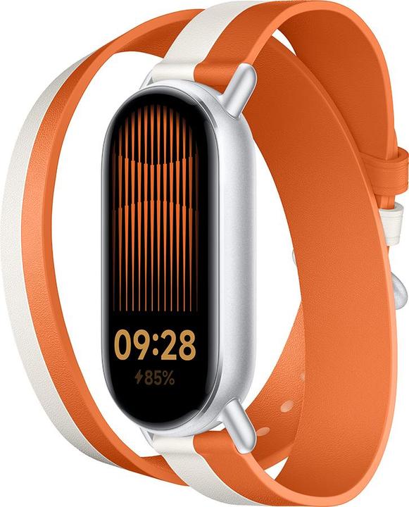 Actual product image Xiaomi Smart Band 9 Dual-tone Leather Strap (Calfskin, PU (inside))