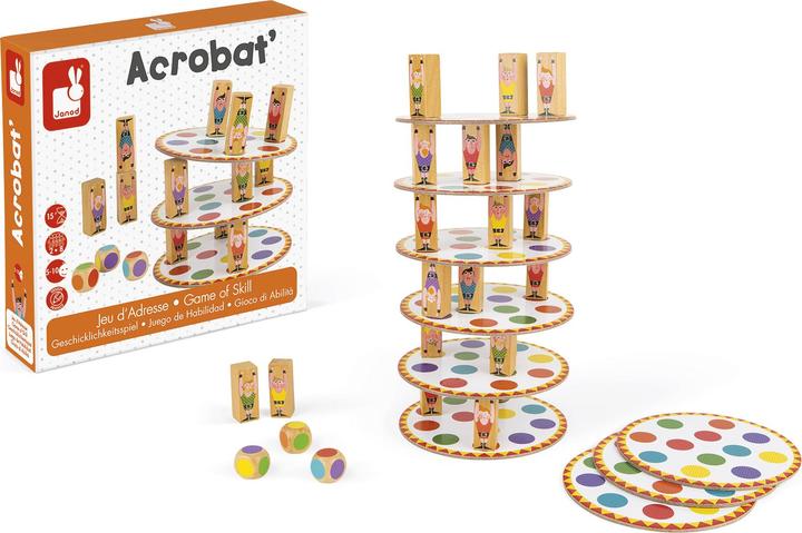 Image du produit Janod Jeu d'adresse Acrobat (Allemand, Français)