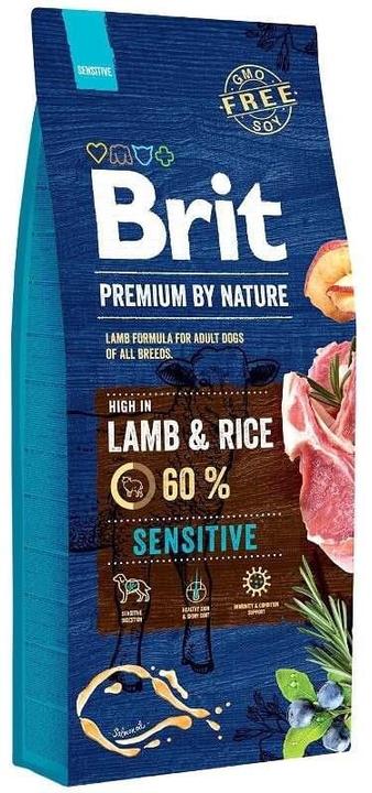 Image du produit Brit PREMIUM Dog avec agneau et riz 15kg (Adulte, 1 pcs, 15000 g)