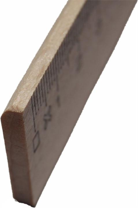 Produktbild La Mia! Lineal aus Holz, 17 cm (17 cm)