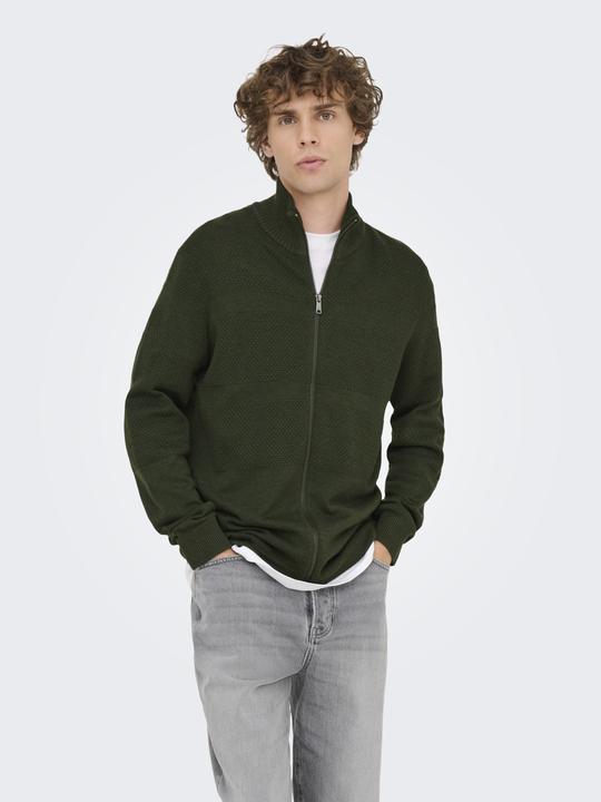 Immagine prodotto Only & Sons Onsmalik Reg 12 Pin Zip Cardigan Knit (L)