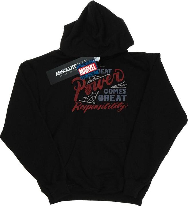Immagine prodotto Spider-Man Great Responsibility Felpa con Cappuccio Ragazze (140, 146)