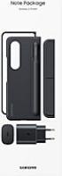 Actual product image Samsung Note Package (Samsung Galaxy Z Fold4)