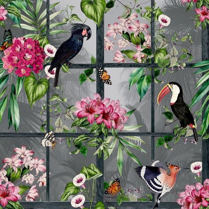 Actual product image Arthouse Cuban Tropicana Wallpaper (53 x 1000 cm)