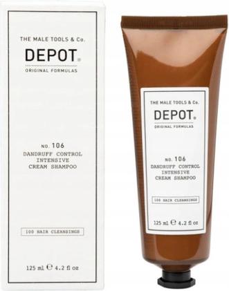 Actual product image Depot No. 106 Dandruff Control Intensive Cream Shampoo 125ml (125 ml, Liquid shampoo)