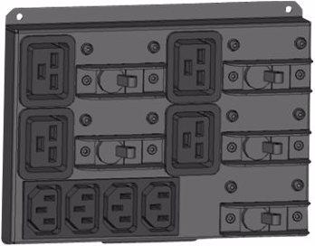 Image du produit Vertiv POD avec 4 prises de sortie IEC320-C19 4 prises de sortie IEC320-C13